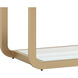 Ambretta Gold / Clear Bookcase, Small